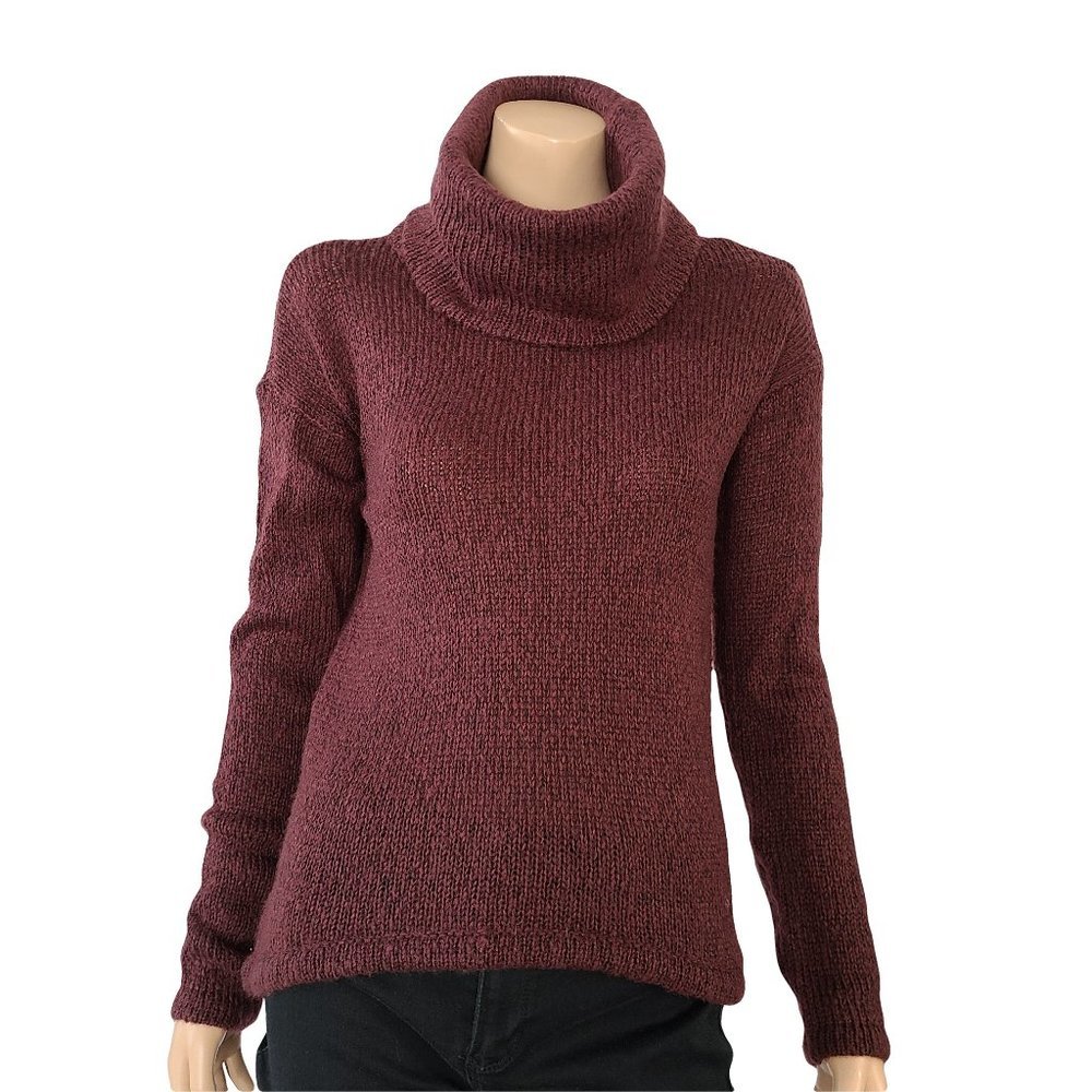 VERA MODA NWT Burgundy Maroon Cowl Neck S